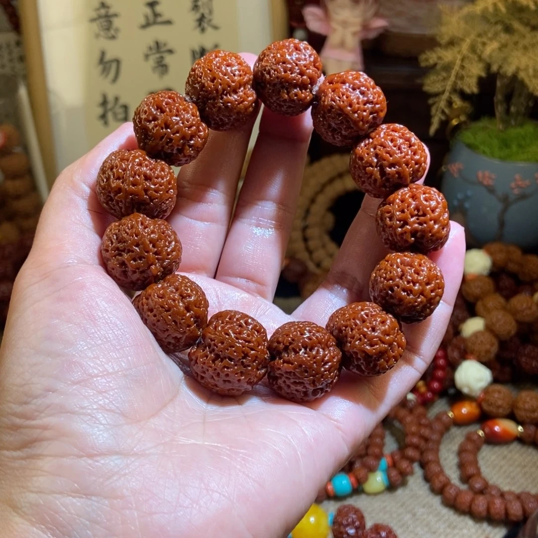 金刚菩提手串205玉化菠萝