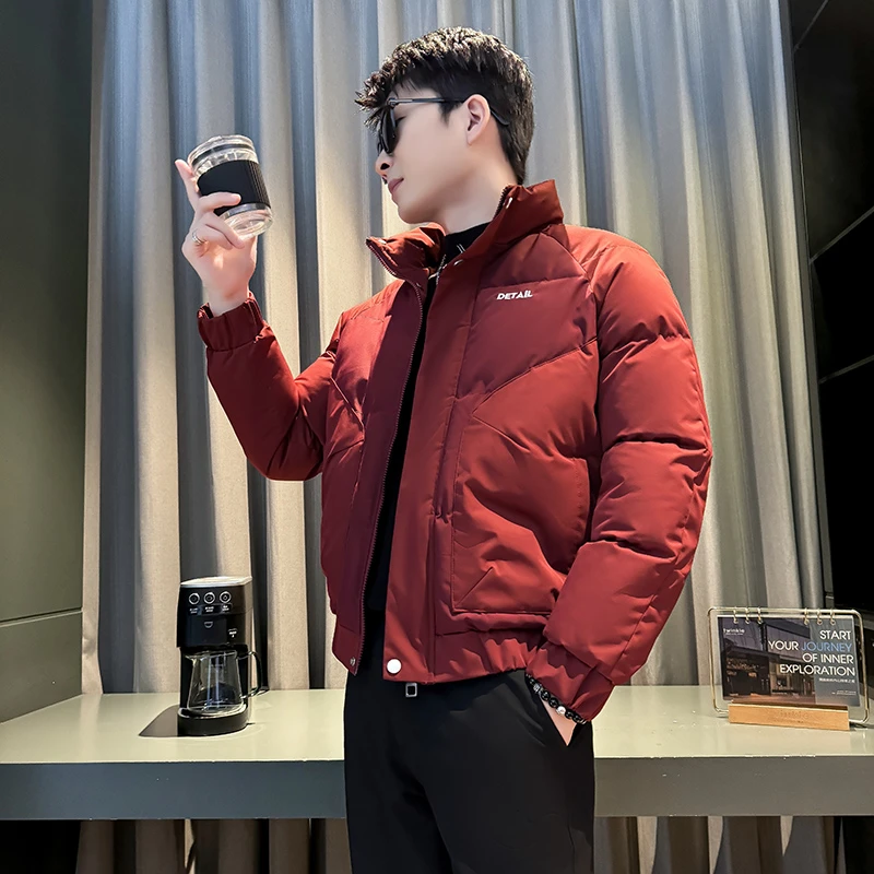 棉服男款冬季2025新款高级感潮牌痞帅保暖棉袄子男装短款棉衣外套