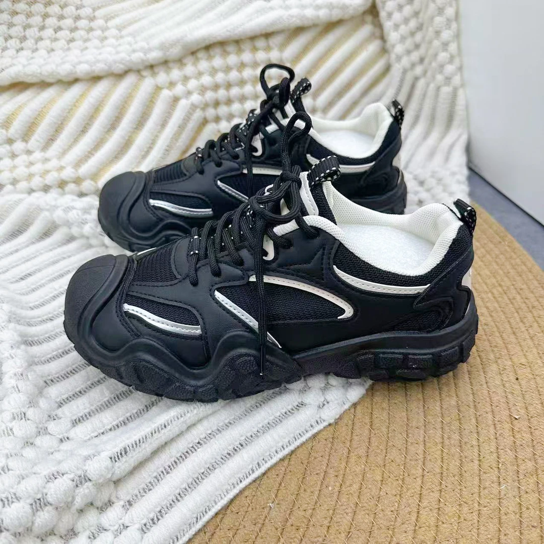 KC827 厚底丑萌大头鞋女新款透气登山鞋休闲百搭运动老爹鞋