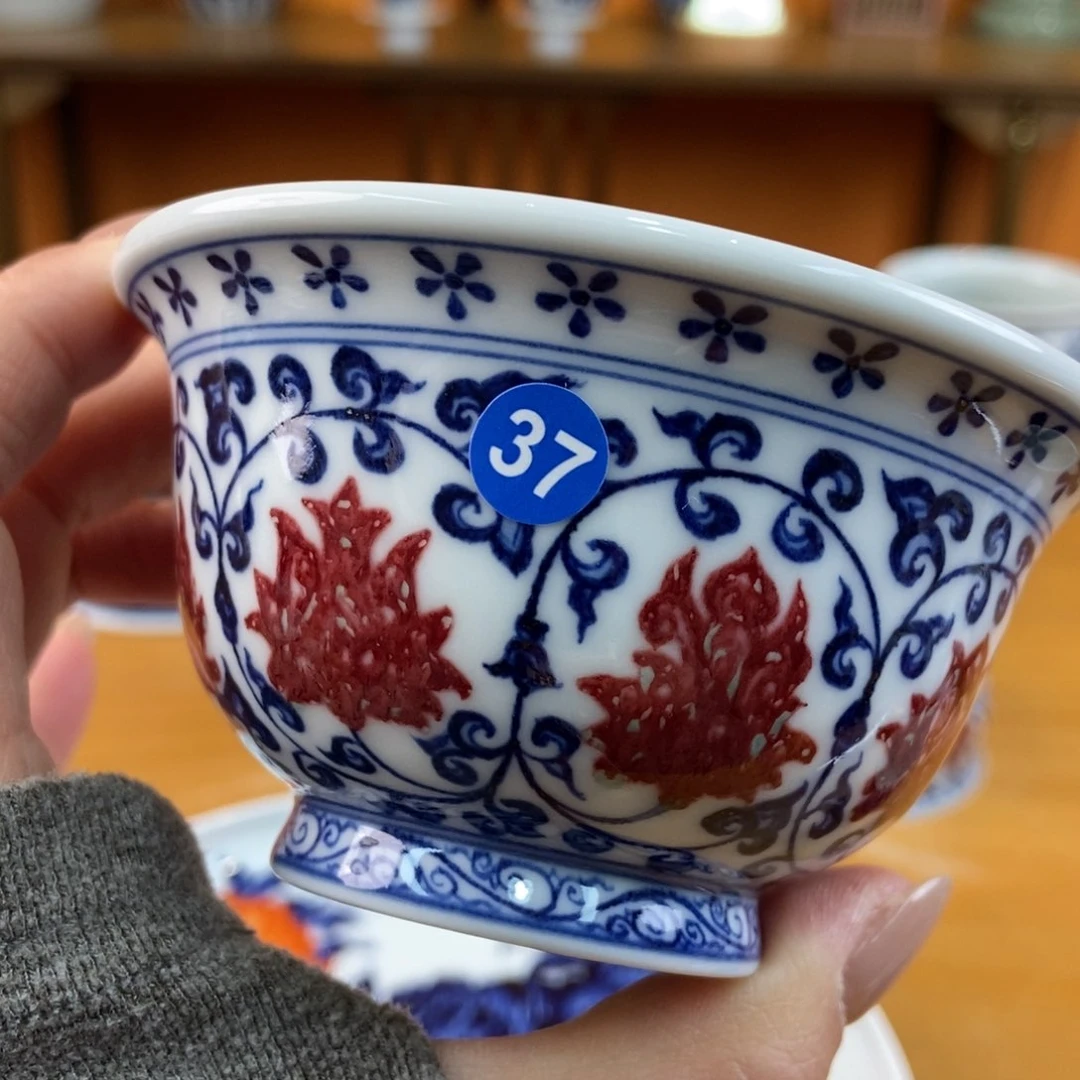 手绘现代茶具非古董