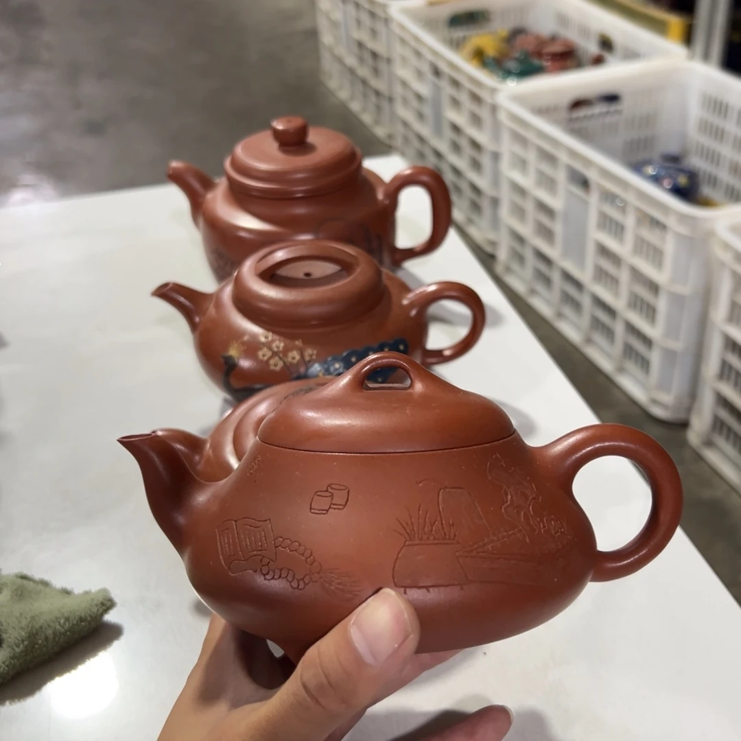 茶壶紫砂老厂紫砂壶一件！