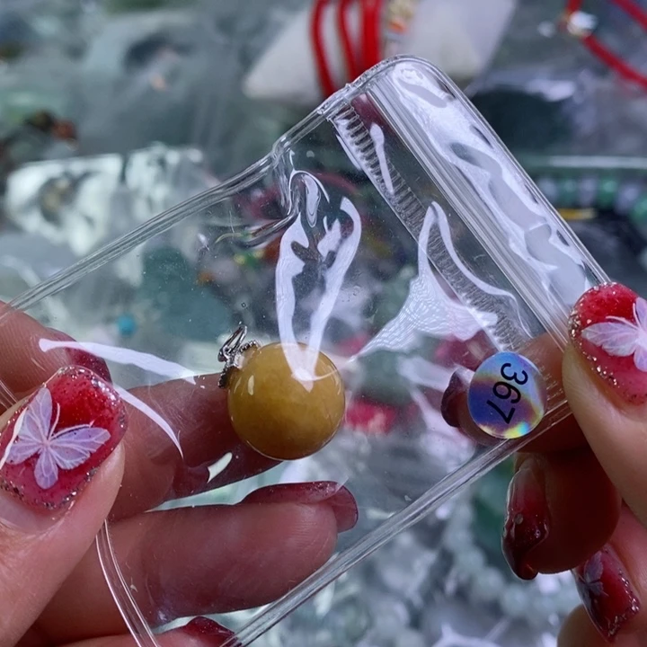 翡翠颈饰银S925镶嵌吊坠