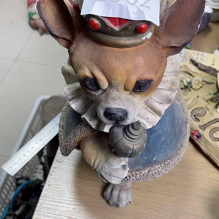 摆件贝*孤品老货微瑕瓷