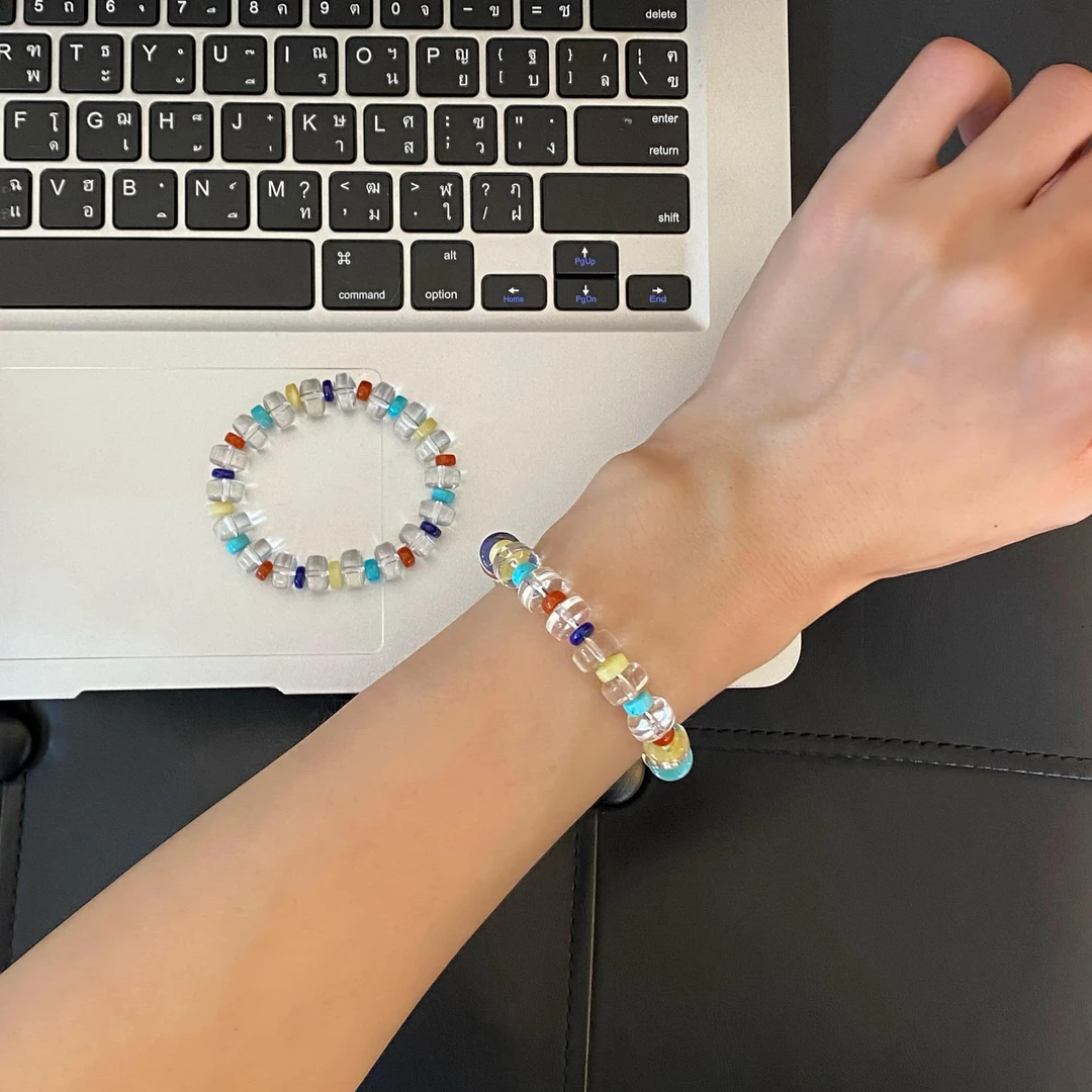 925银手链 《破茧》彩色百搭气质手工编绳小众个性手持