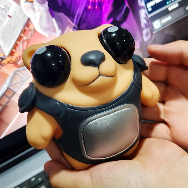 大爆眼瓦学弟吐刀乐无畏契约战术熊盘盘捏捏乐解压发泄玩具公仔