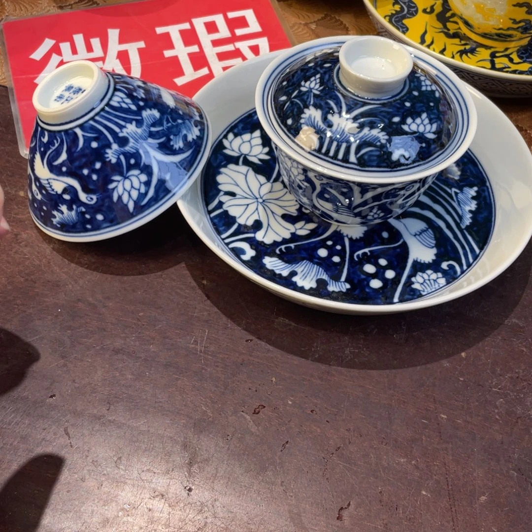 盖碗景德镇陶瓷学院美景德镇