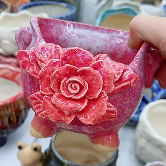 多肉绿植陶瓷花盆