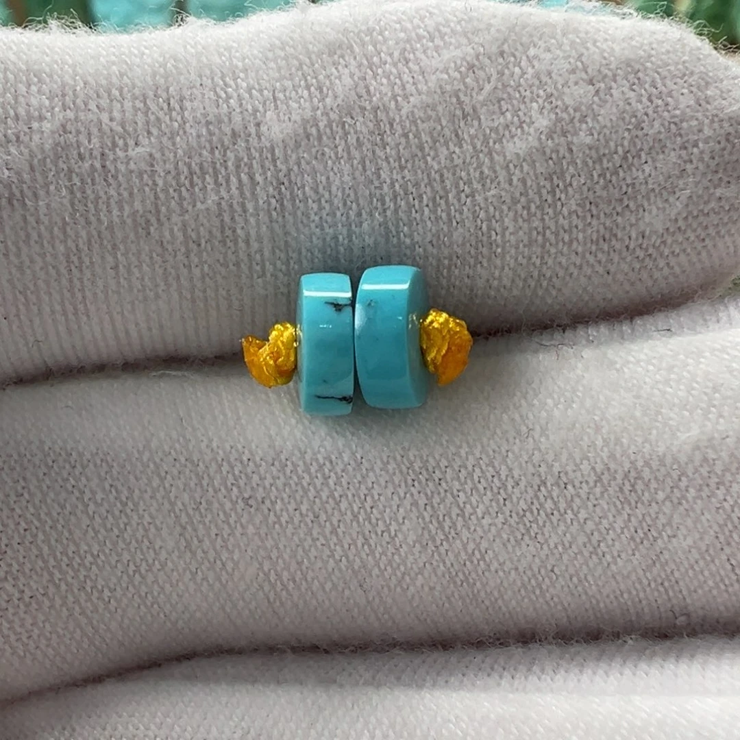 未镶嵌绿松石隔片6.4mm