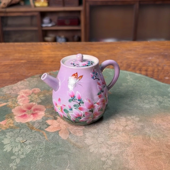 柴烧纯手工手绘陶瓷