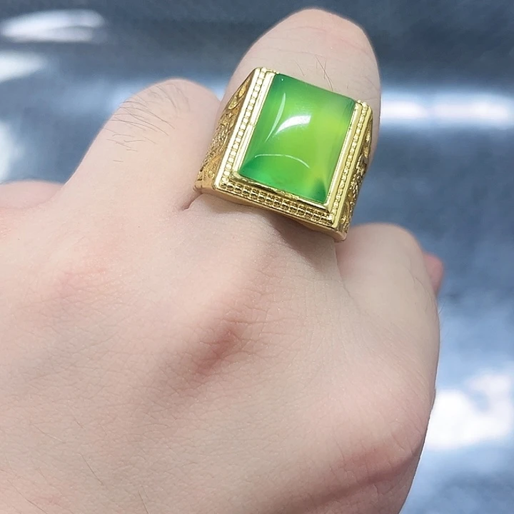 玛瑙/玉髓戒指合金