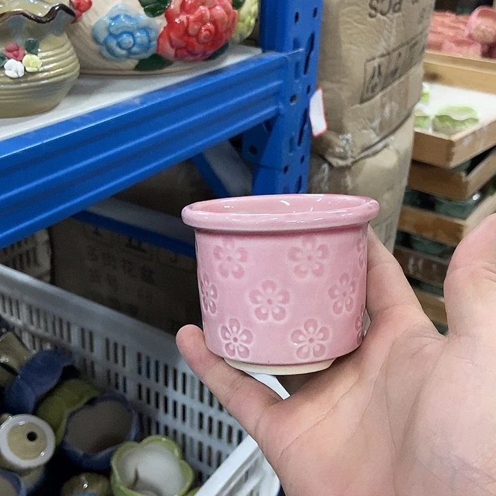 花盆单场满9.9发货8×6.5粉