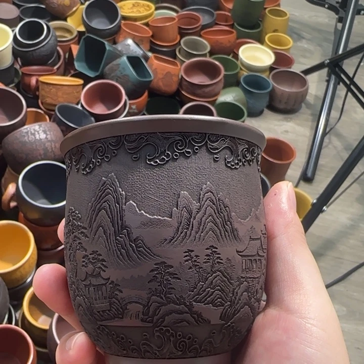 茶杯紫砂全手工紫砂