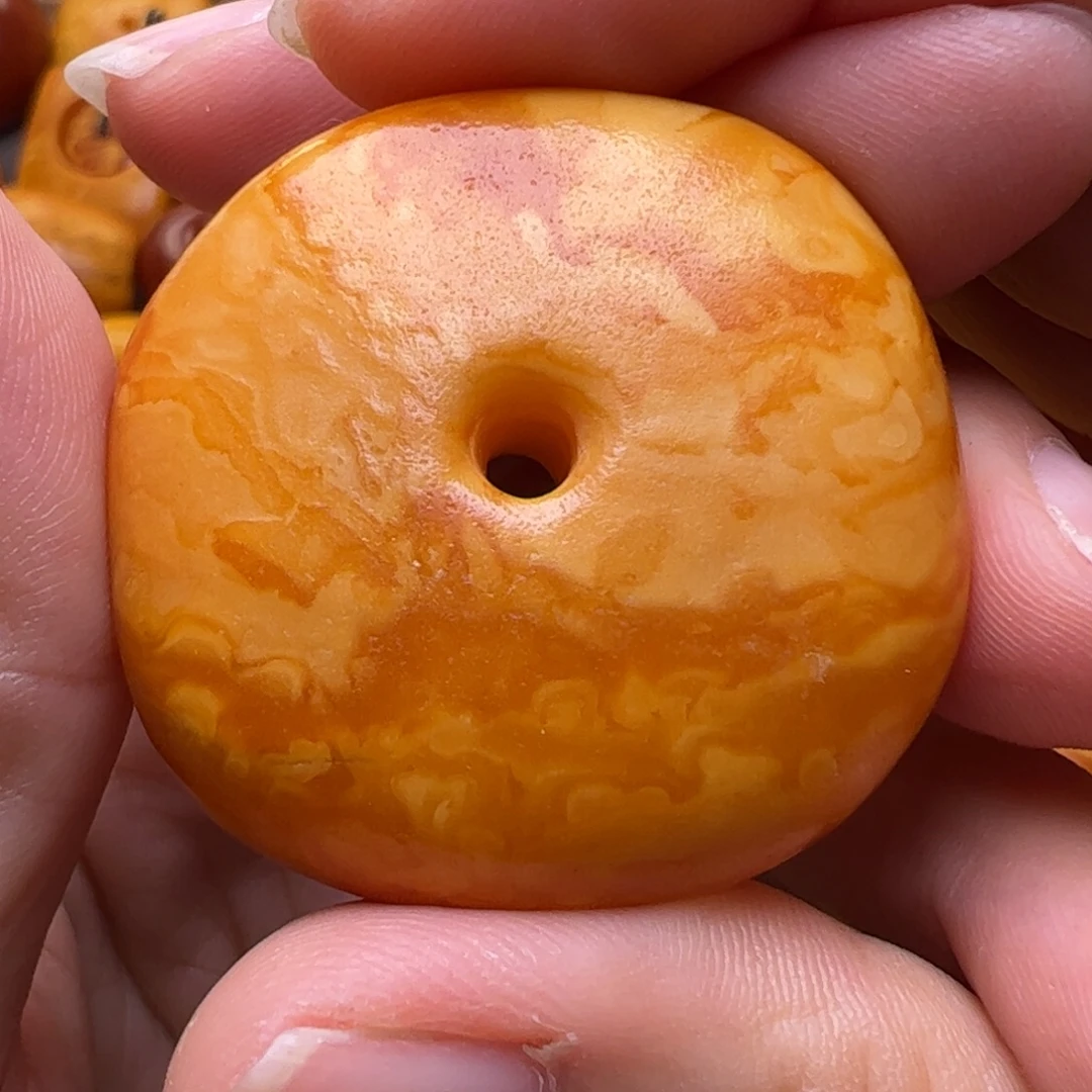 裸石蜜蜡未镶嵌扣子