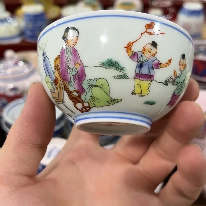 摆件///////景德镇陶瓷杯子。