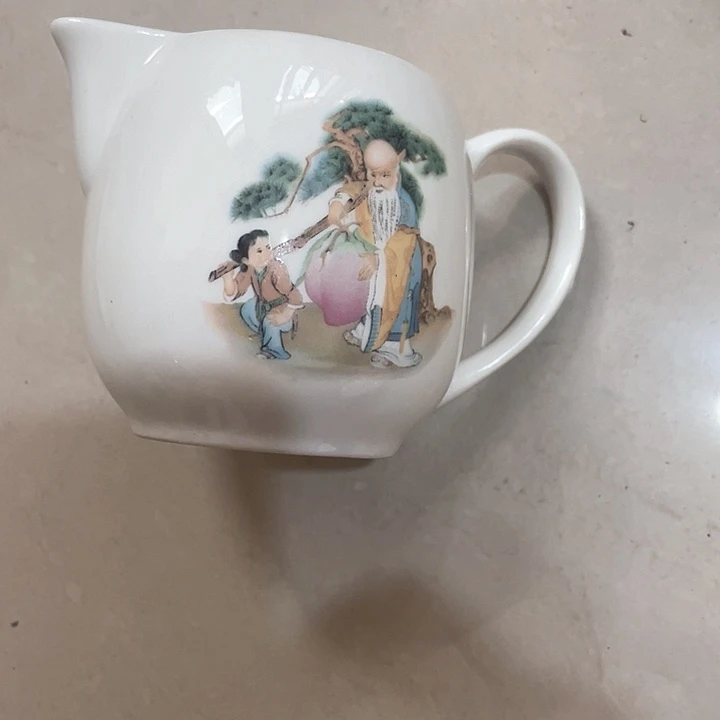 瓷片我**蔡寿星公道杯，库存微瑕