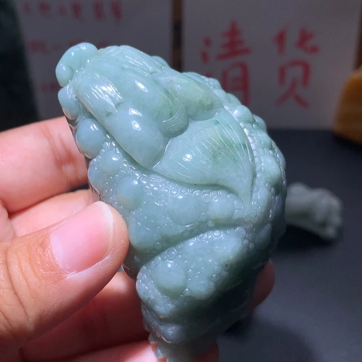 翡翠未镶嵌颈饰保真天然A货翡翠
