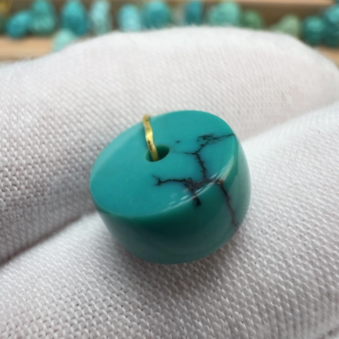 绿松石未镶嵌配饰11.1*5.8