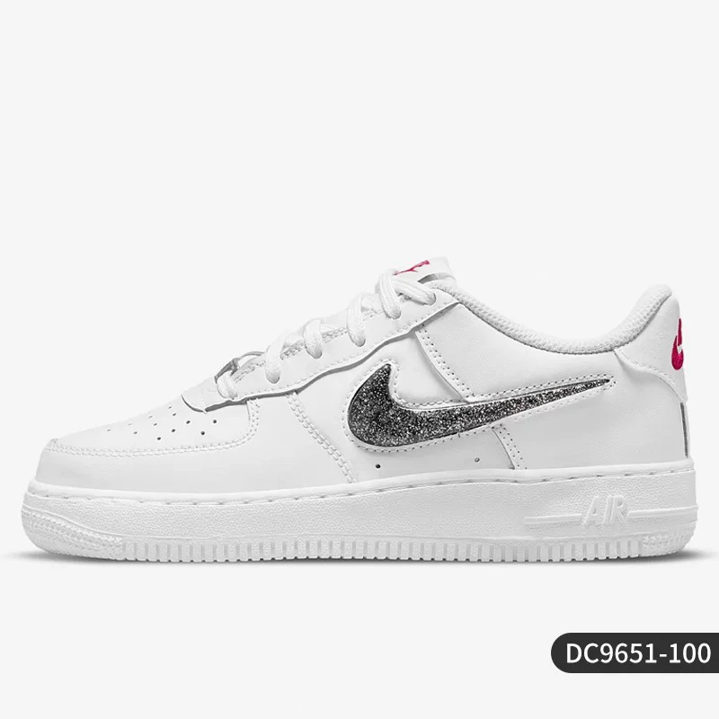 Nike耐克空军一号女鞋AIR FORCE 1白银AF1复古运动板鞋HQ3461-191
