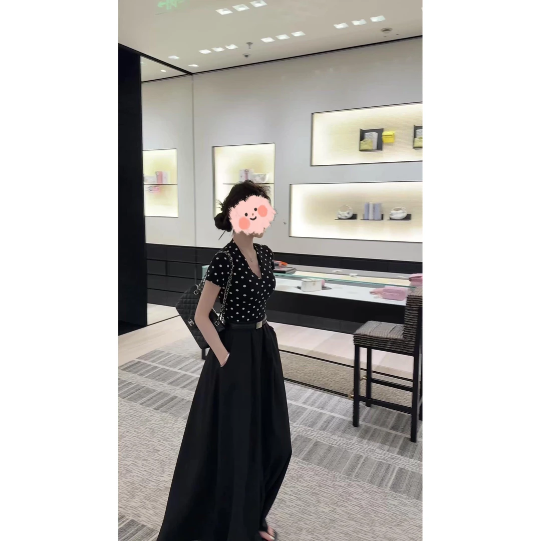 慵懒松弛感通勤穿搭两件套装夏季新款短袖上衣轻熟风气质半身裙子