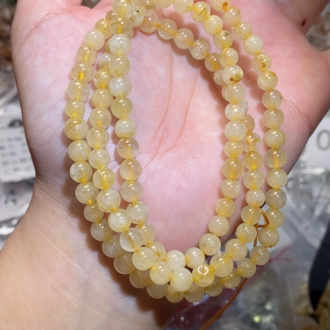 【闪购商品】水晶手串未镶嵌金发142