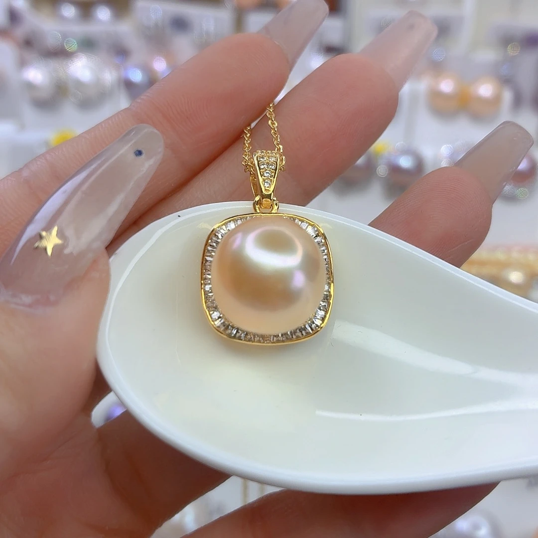 颈饰淡水珍珠合金