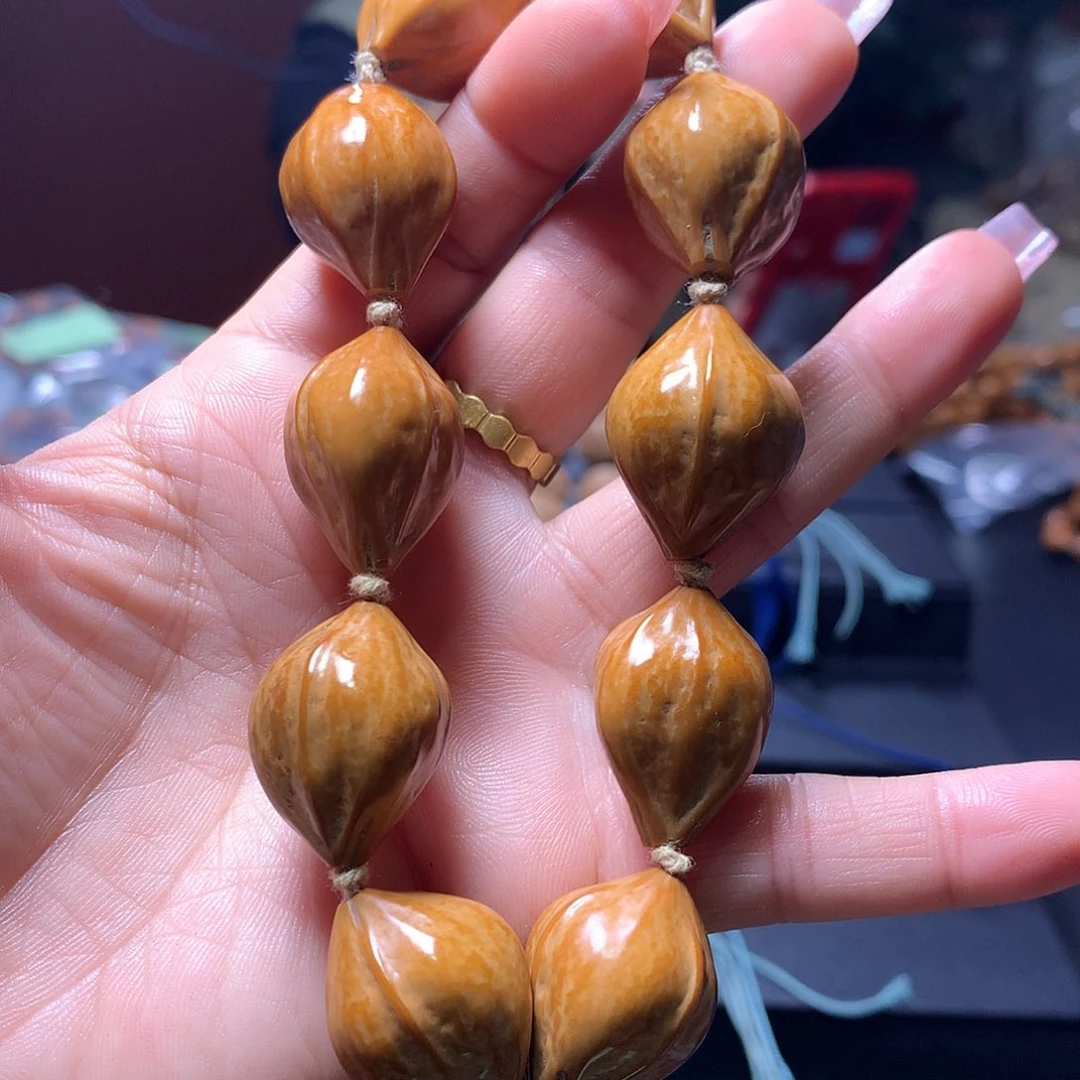 橄榄核手串/手链爱****人三花手串