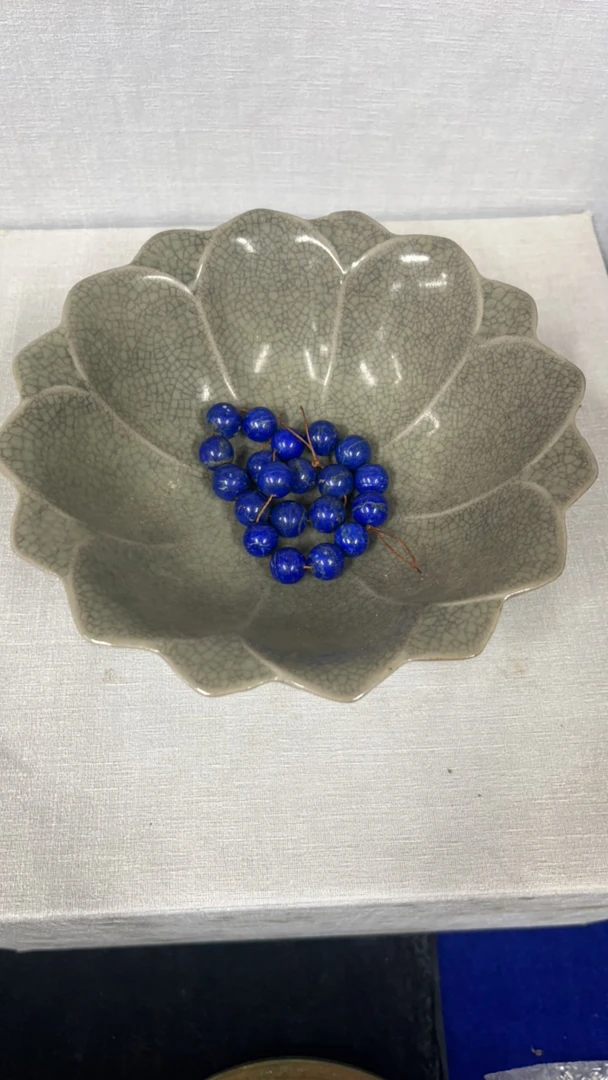 汝窑瓷器青青金金