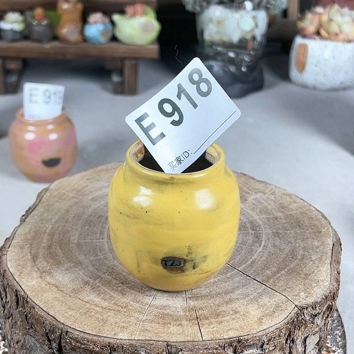 紫砂花盆新品拇指盆 内口3