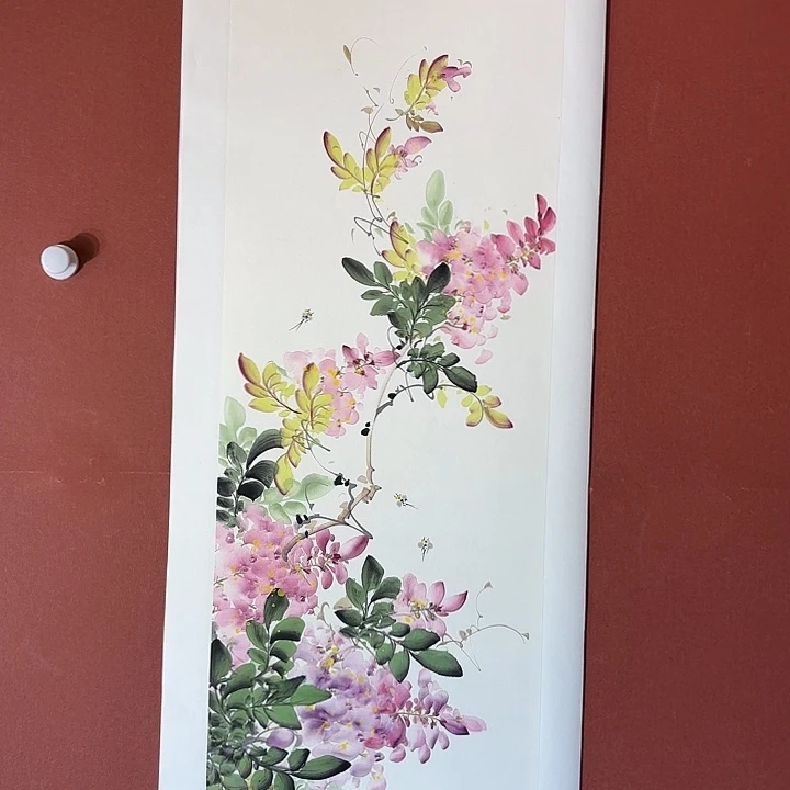 国画听兰老师花鸟