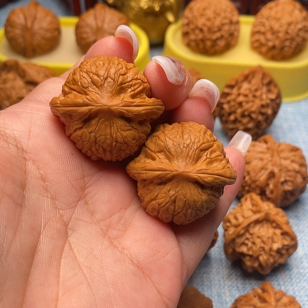 把件文玩核桃毕业肉球乾隆磨35尺全品