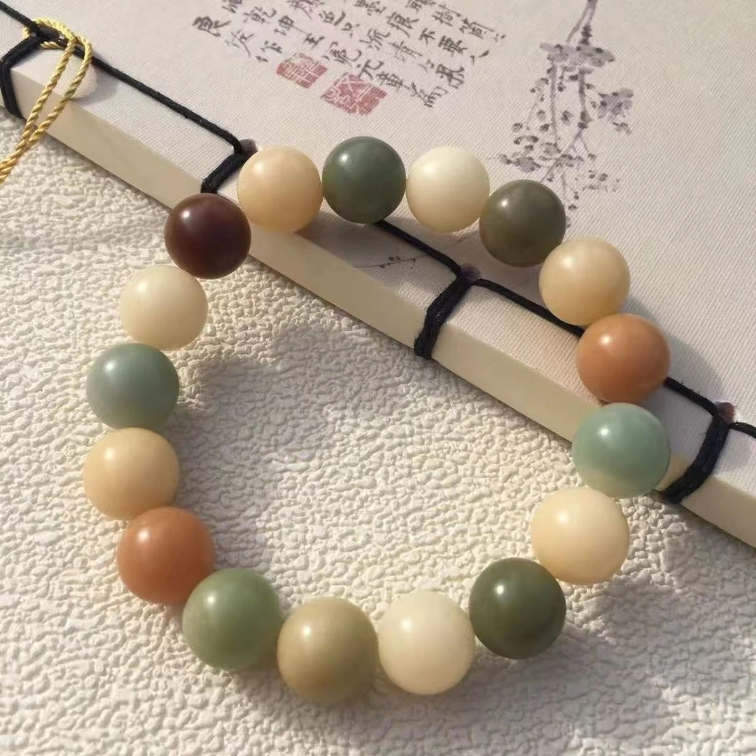 3  PT-002天然菩提多宝菩提根圆珠手串（无礼盒）