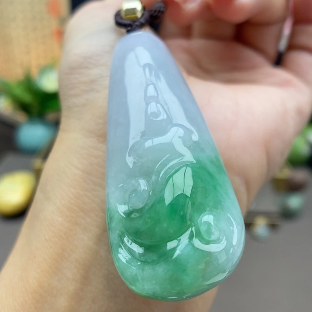 翡翠未镶嵌颈饰吊坠56