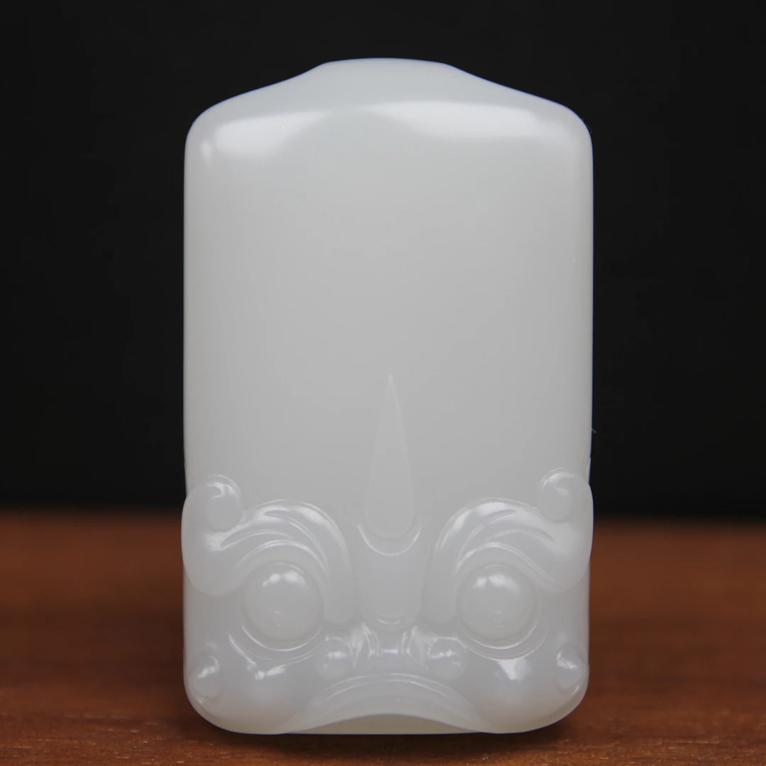 【苏州峰玉坊和田玉】精品和田玉守护平安挂坠