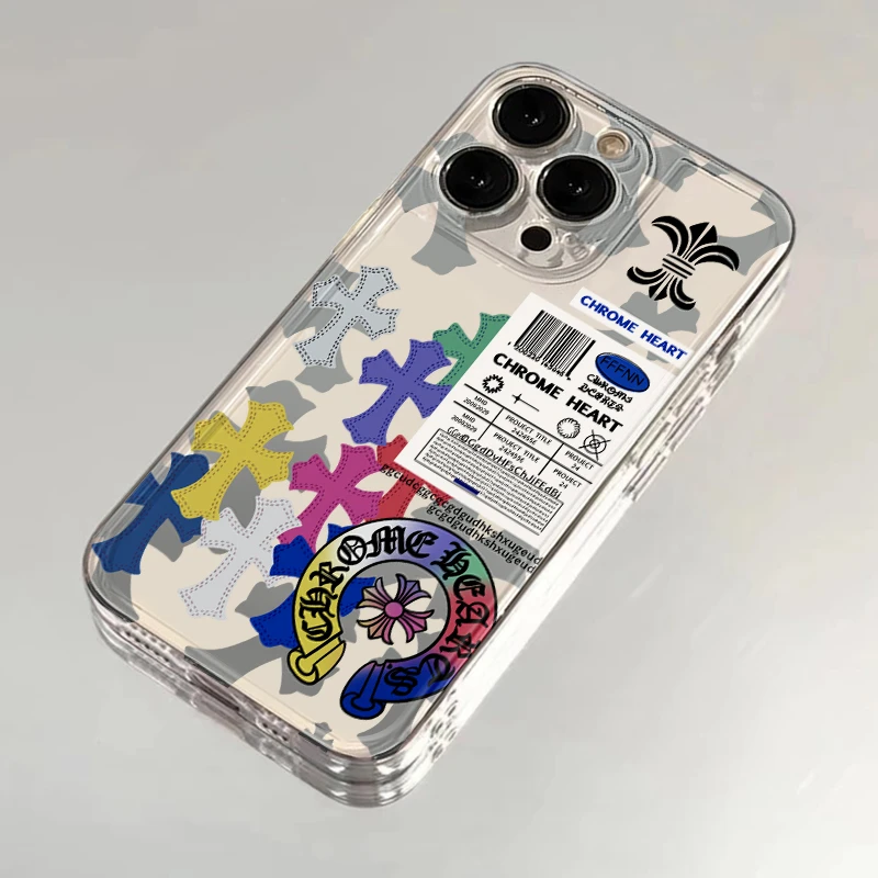 BANCA多彩十字标签适用iPhone16/15手机壳苹果14华为vivo小米oppo