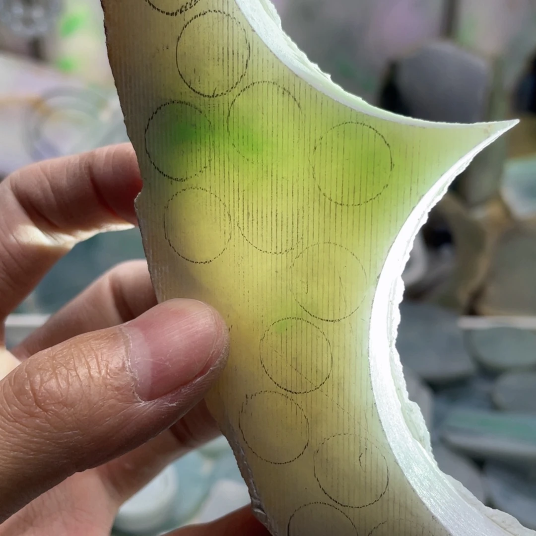 翡翠未镶嵌挂件K缅甸天然翡翠片料