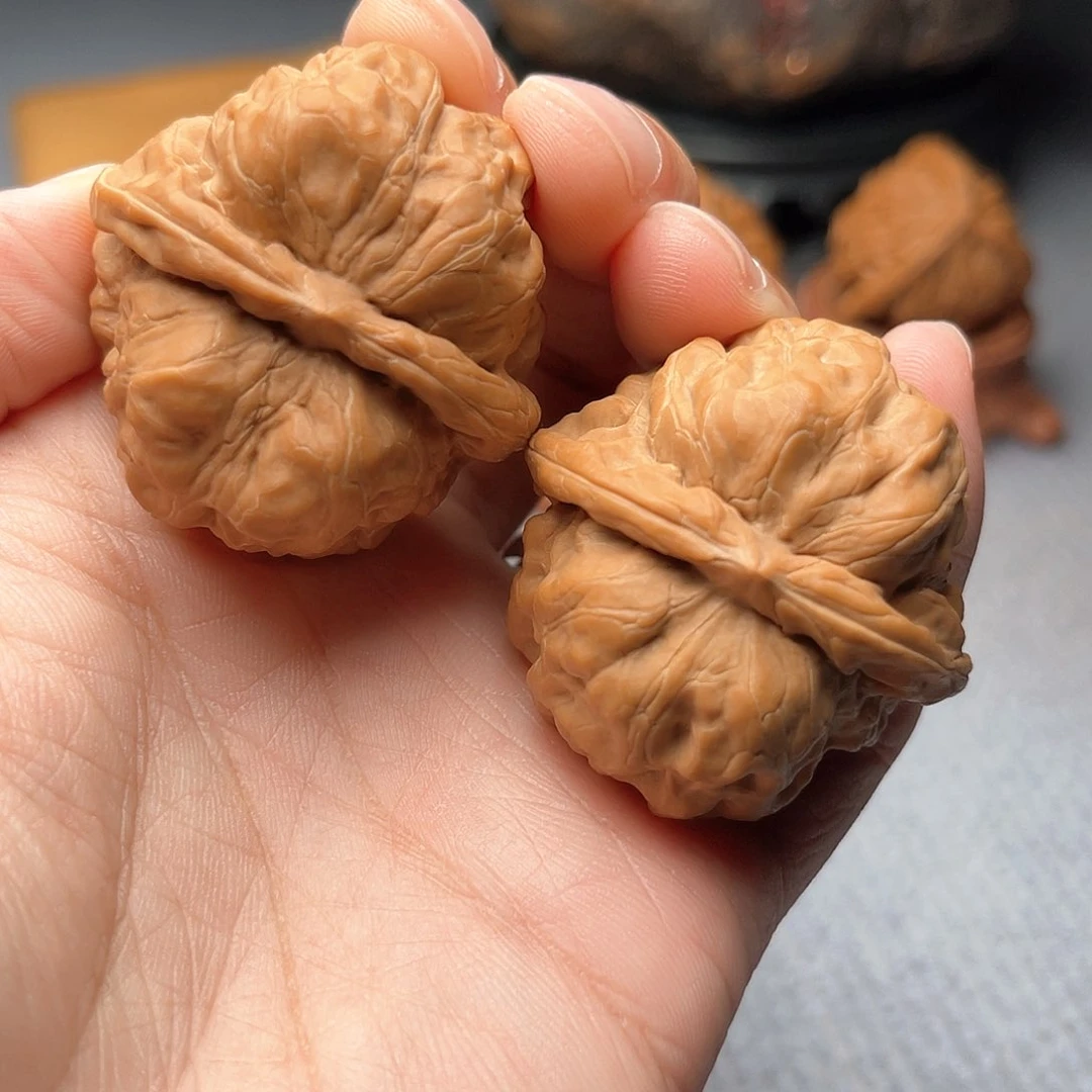 核桃把件胖*鹅蛤蟆头40尺全品2120