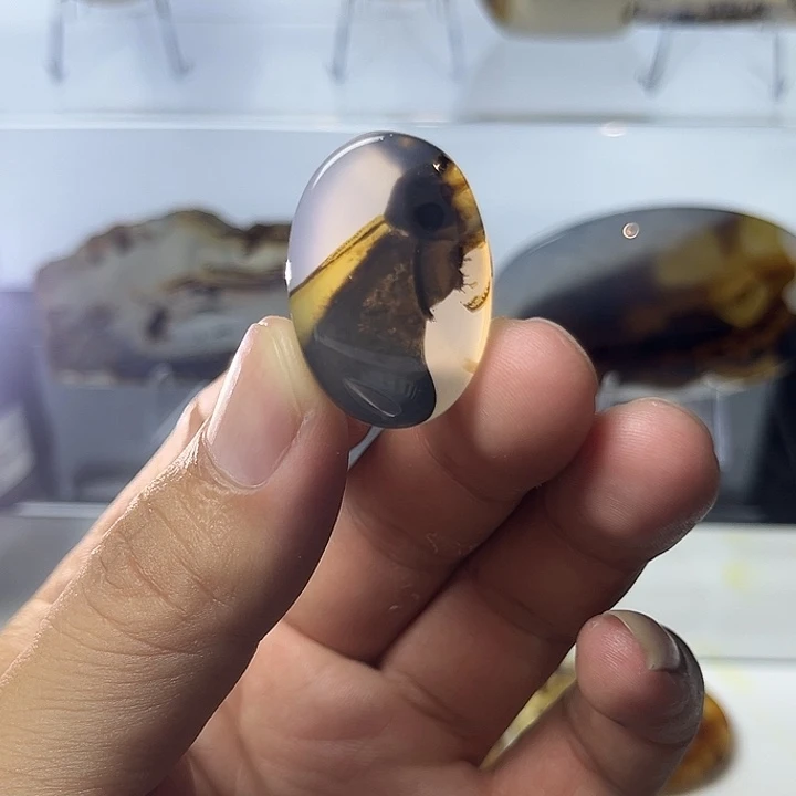 玛瑙/玉髓未镶嵌吊坠(不含链)