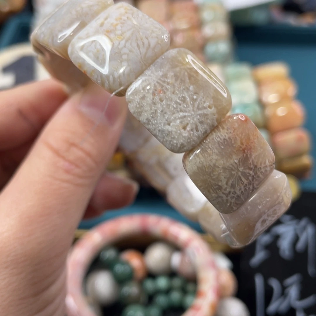 未镶嵌手镯硅化玉