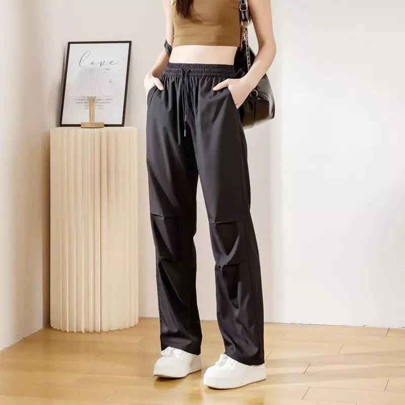 【轻薄工装裤】美式2025新款夏季休闲款高腰显瘦运动裤子Y71897