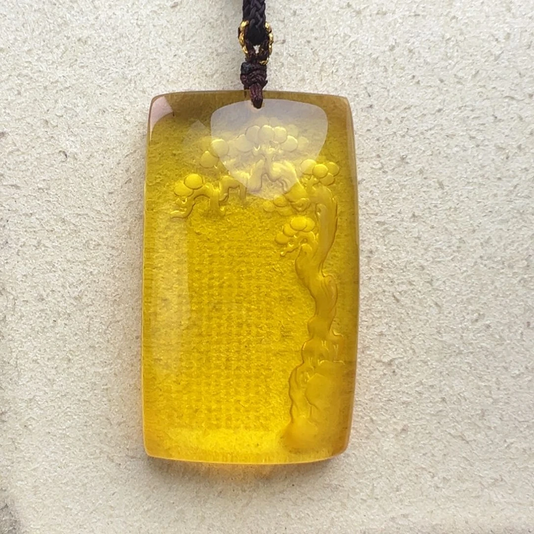 金珀吊坠(不含链)未镶嵌无*