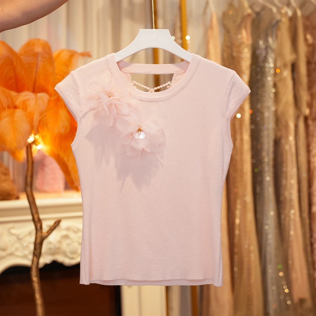 【星姐推荐】星原创高级定制【柔粉絮语】设计师气质轻奢名媛上衣