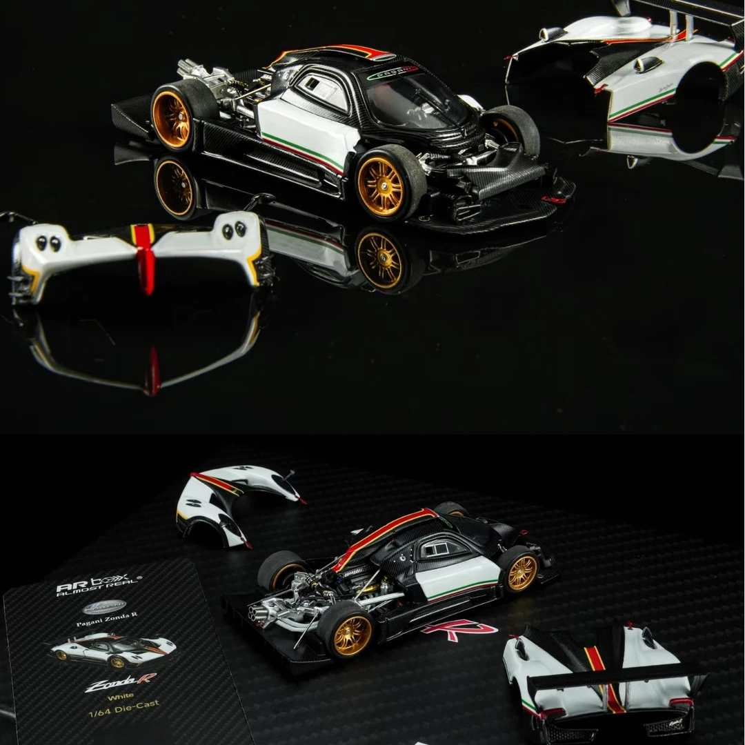 【白色】1/64比例AR北京展会限定可开盖帕加尼宗塔Zonda R