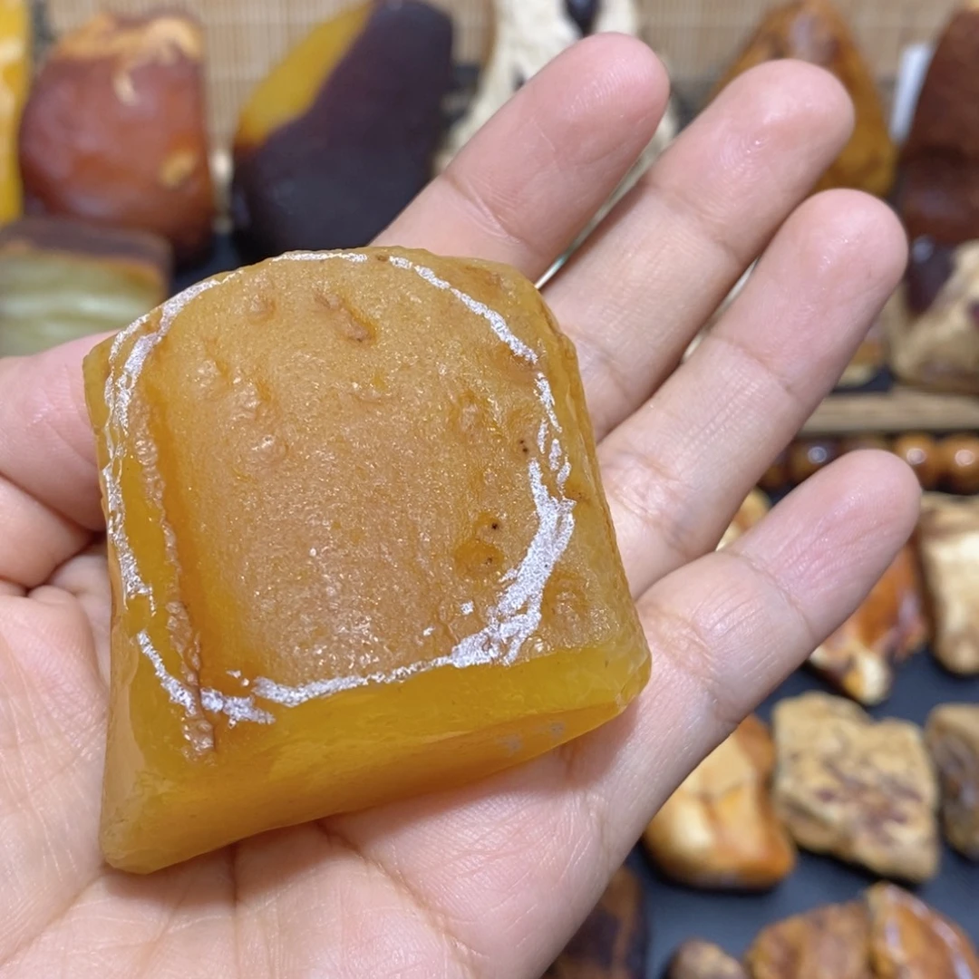 花***乐定制琥珀蜜蜡原石
