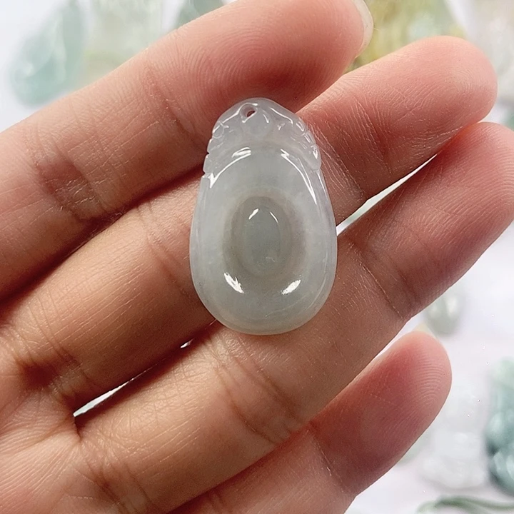 颈饰未镶嵌翡翠天然翡翠