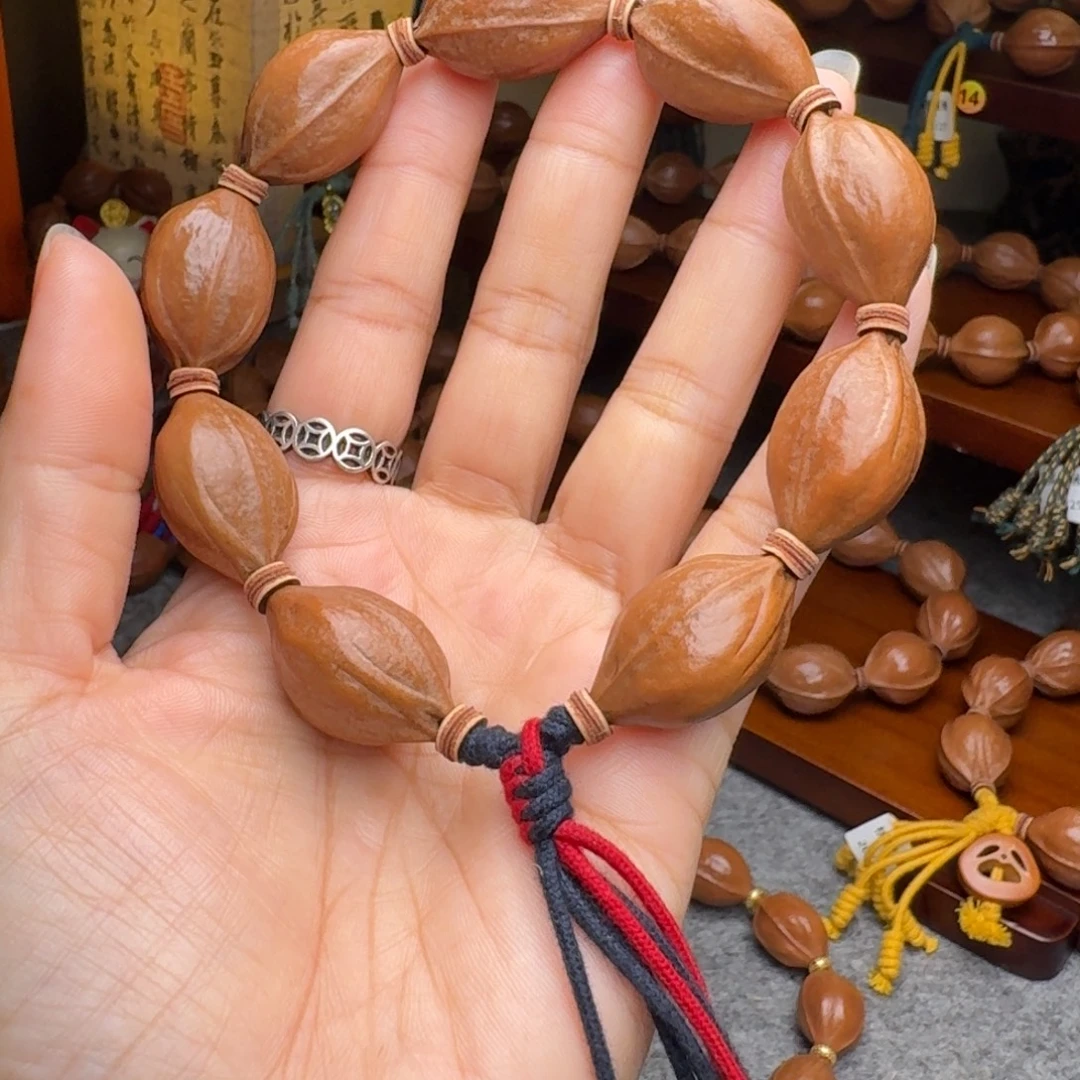 橄榄核手串18/28老核 原皮 梅林铁核