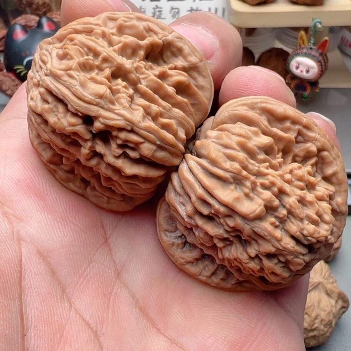 吊坠文玩核桃41尺全品四座楼