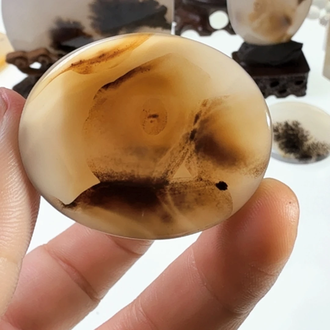 未镶嵌玛瑙/玉髓珠宝半成品