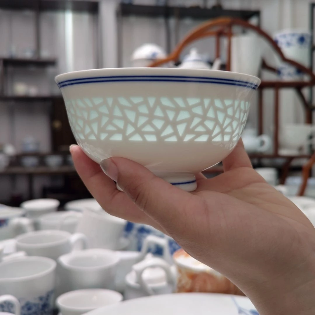 瓷5寸晴日饭碗一个