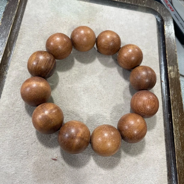 B251桃木圆珠卡2.0单圈手串（底色多样，发货发其一）