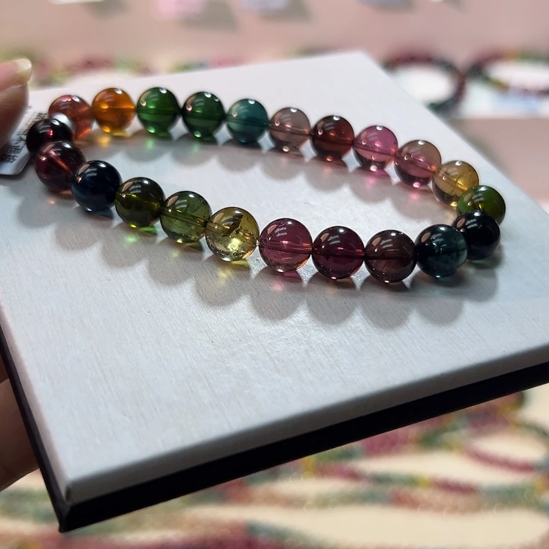 碧玺未镶嵌手链碧玺